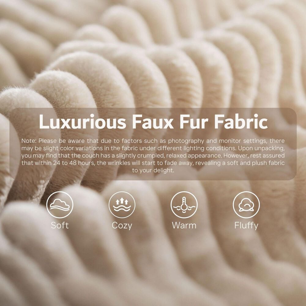 HOMLUX 7-Piece Mod Sectional with Chaise in Beige, , large