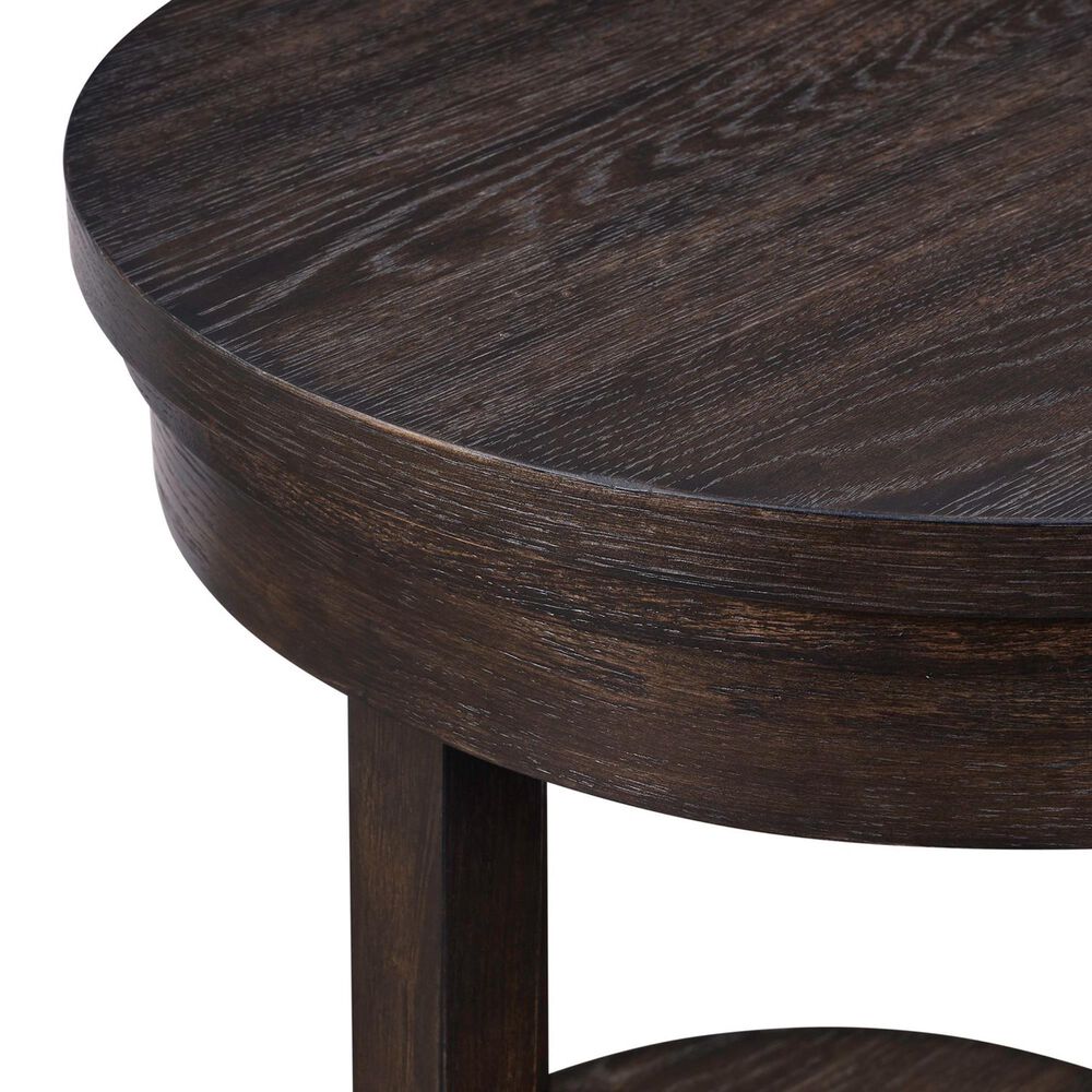 Belle Furnishings Weston End Table in Peppercorn, , large