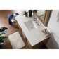 James Martin Vanities Portland 48" Single Vanity in White Washed Walnut with 3 cm Arctic Fall Solid Surface Top, , large