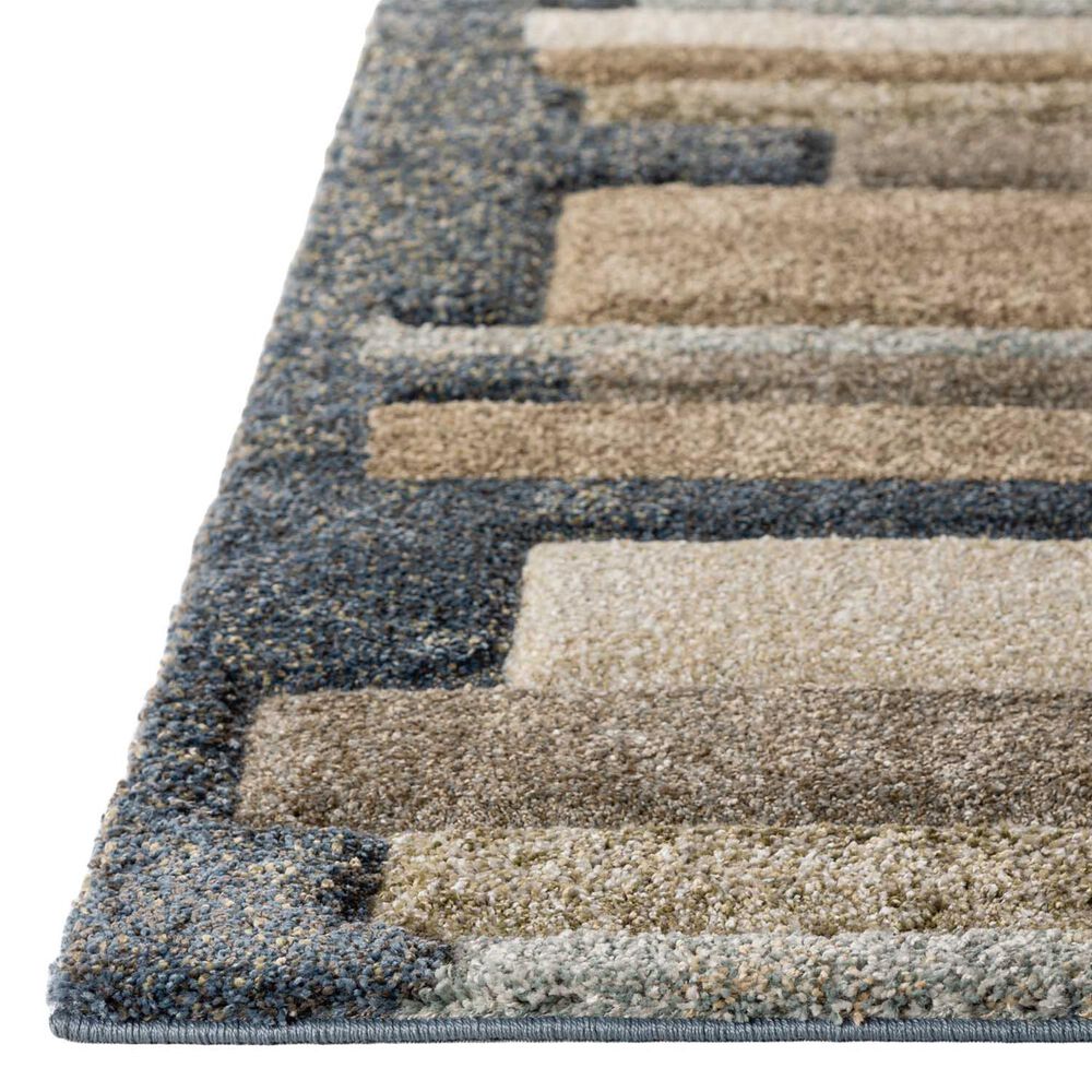 Dalyn Rug Company Carmona CO2 3&#39;1&quot; x 5&#39; Denim Area Rug, , large