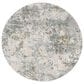 Surya Dresden Dusty Sage, Taupe, Off-White, Deep Teal, Ink Blue, Light Gray and Mustard 5"3" Round Area Rug, , large
