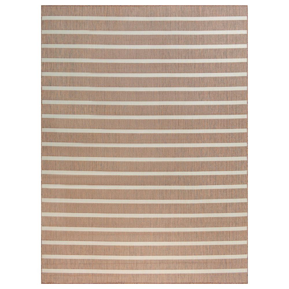 Nourison Positano POS03 Jute and Ivory 8&#39; x 10&#39; Indoor/Outdoor Area Rug, , large