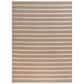 Nourison Positano POS03 Jute and Ivory 8" x 10" Indoor/Outdoor Area Rug, , large