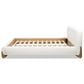 Jennifer Taylor Home Alpine Puffy Modern Queen Platform Bed in Ivory White, , large