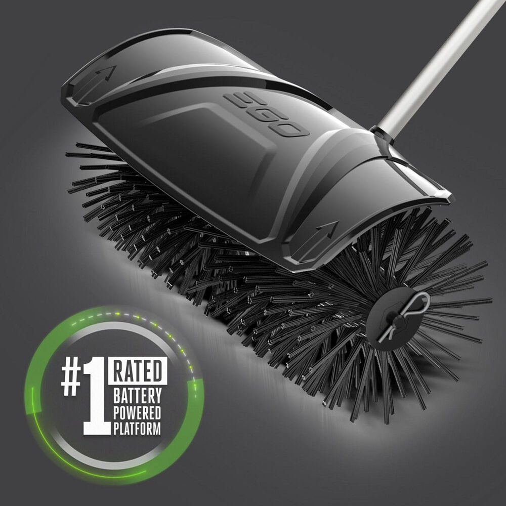 EGO Multi-Head Bristle Brush Attachment in Gray and Black, , large