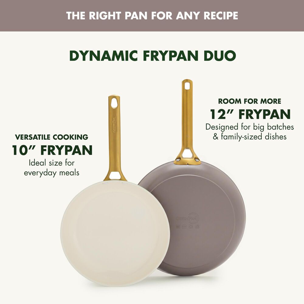 Green Pan Reserve Pro 2-Piece Frypan Set in Latte, , large