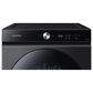 Samsung Bespoke 5.3 Cu. Ft. Front Load Washer and 7.6 Cu. Ft. Electric Dryer Laundry Pair with Stacking Kit in Brushed Black, , large