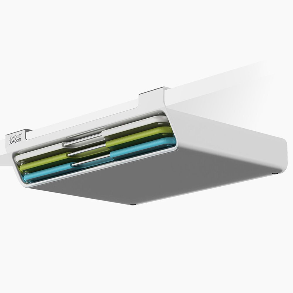 Joseph Joseph Folio Slim 3-Piece 7.9" x 11.9" Large Under-Shelf Chopping Board Set in Multicolor, , large
