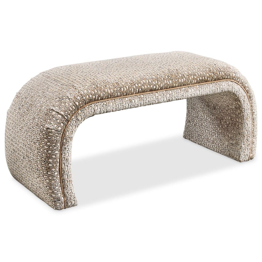 Sam Moore Lulu Bedroom Bench in Amber and Cognac, , large