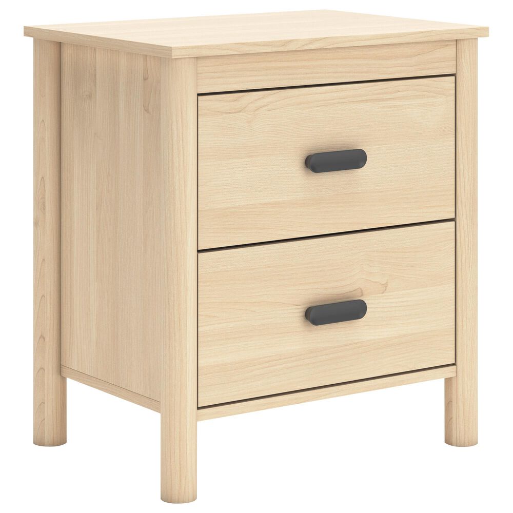 Ashley Cabinella 2-Drawer Nightstand in Tan, , large