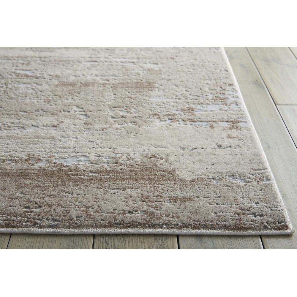 Nourison Rustic Textures RUS03 2&#39;2&quot; x 7&#39;6&quot; Beige Runner, , large