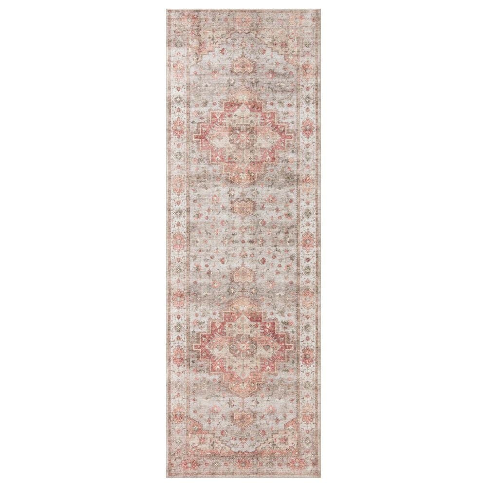 Loloi II Heidi 2"6" x 11"6" Dove and Spice Runner, , large