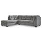 Ashley Marleton 2-Piece Left Facing Sectional with Chaise in Gray, , large