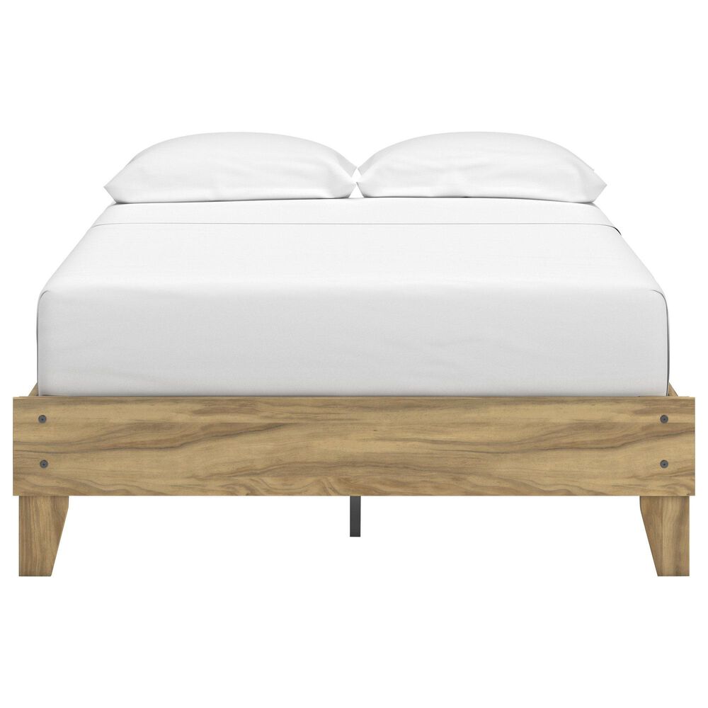 Ashley Bermacy Full Platform Bed in Light Brown, , large