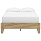 Ashley Bermacy Full Platform Bed in Light Brown, , large