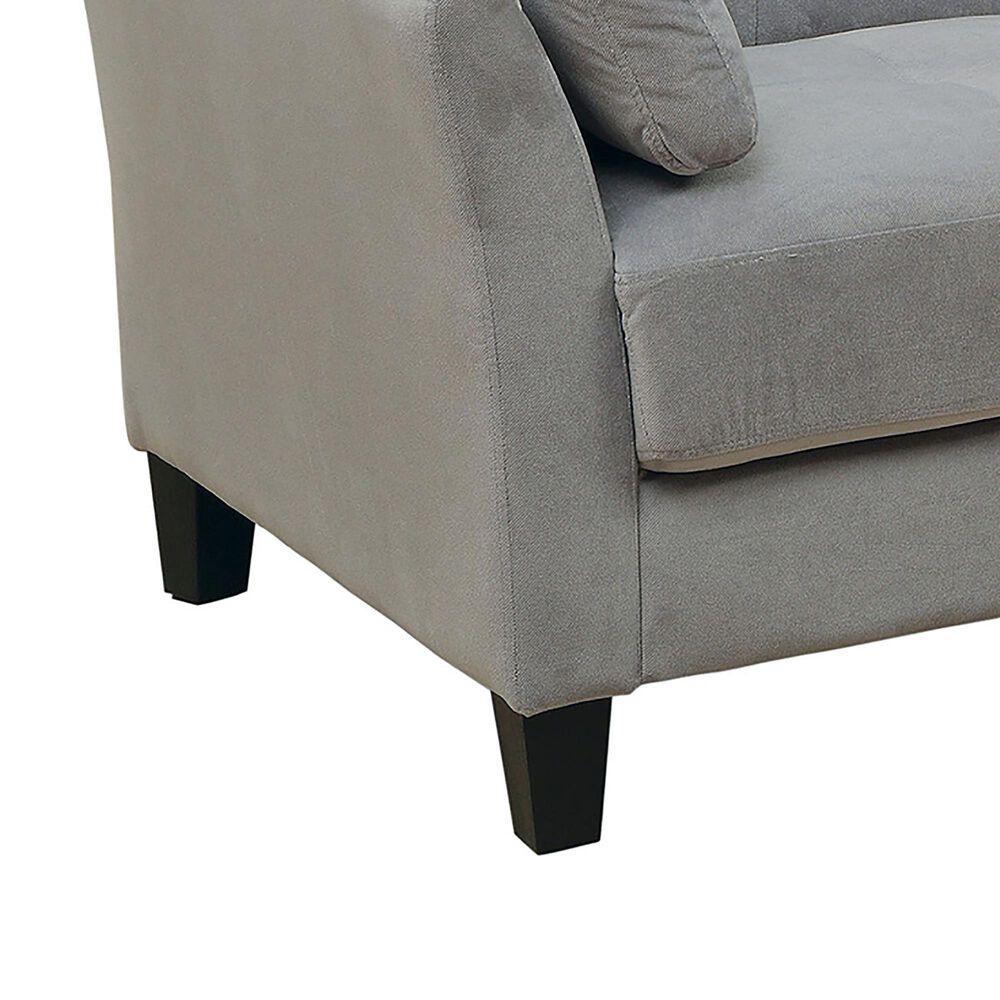 Furniture of America Babcock 3-Piece Living Room Set in Gray, , large