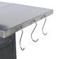 HOMLUX Farmhouse Rolling Outdoor Kitchen Cart with Stainless Steel Top in Blue Gray, , large