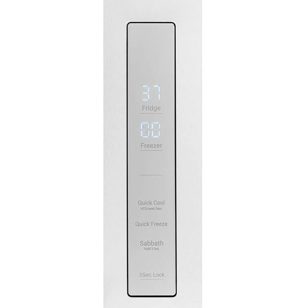 Haier 16.4 Cu. Ft. Counter Depth Quad Door Refrigerator in Stainless Steel, , large