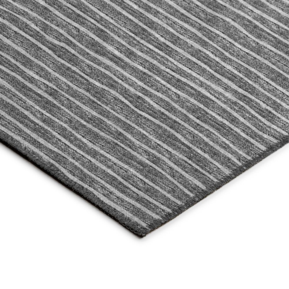 Dalyn Rug Company Laidley 2&#39;3&quot; x 10&#39; Grey Indoor/Outdoor Runner, , large