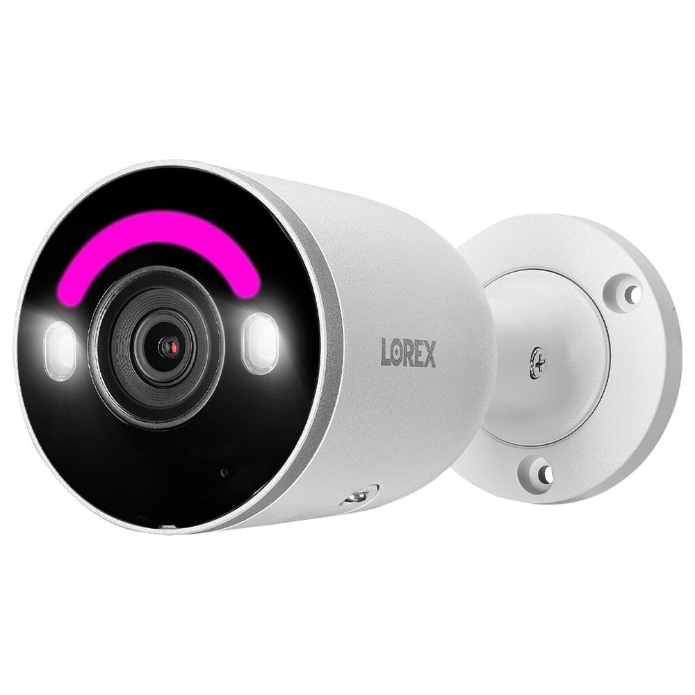 Lorex Fusion 4K 16 Camera Capable &#40;8 Wired + 8 Fusion Wi-Fi&#41; 2TB Wired NVR System with 4 Bullet Cameras Featuring Smart Security Lighting, , large