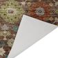 Dalyn Rug Company Silk Road Mocha, Ivory, Gold, Blue, Copper, Aloe and Gray 2"3" x 7"6" Runner, , large