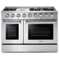 Thor Kitchen 48" Freestanding Professional Liquid Propane Range in Stainless Steel, , large