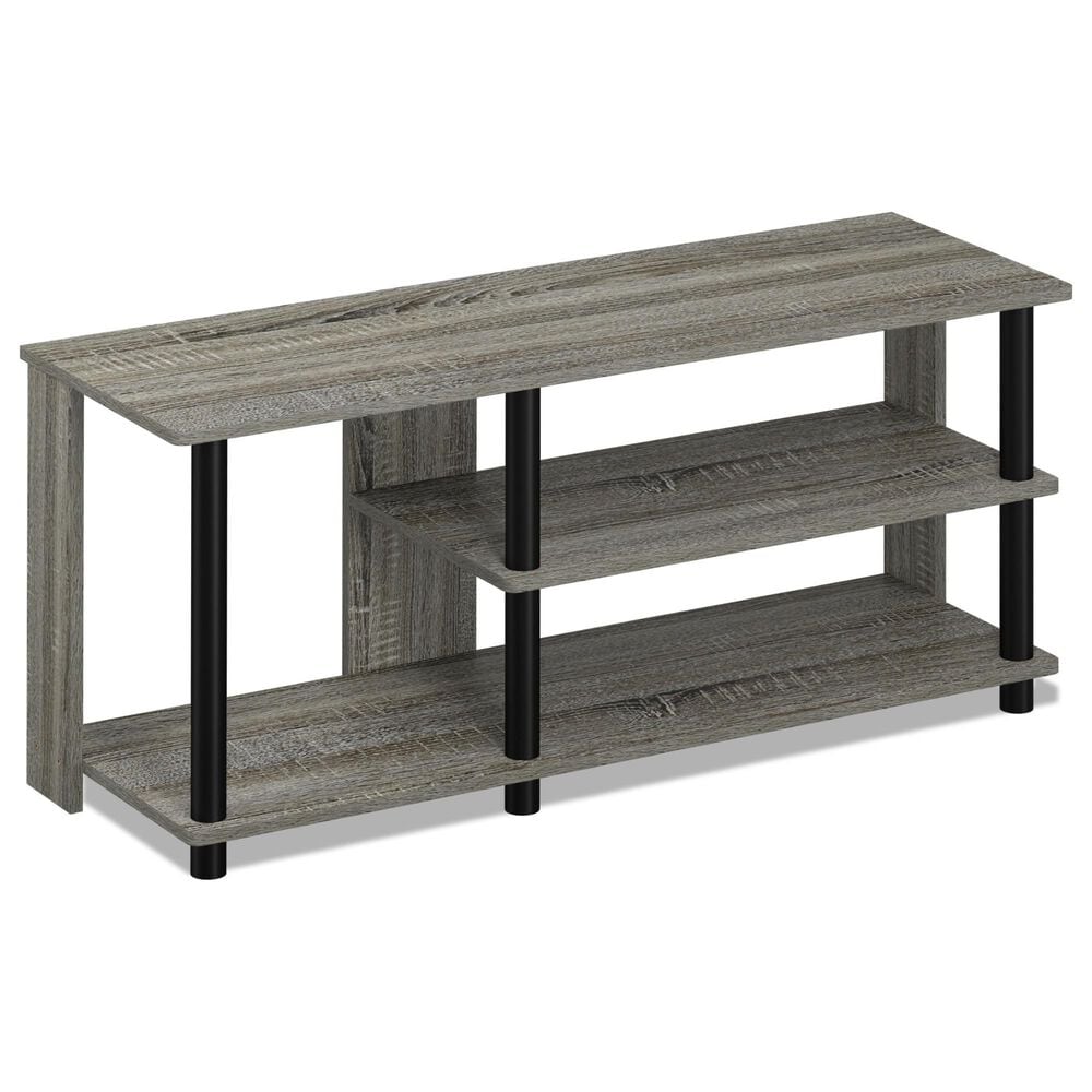 Noviland 3-Tier Shoe Rack in French Oak and Black, , large