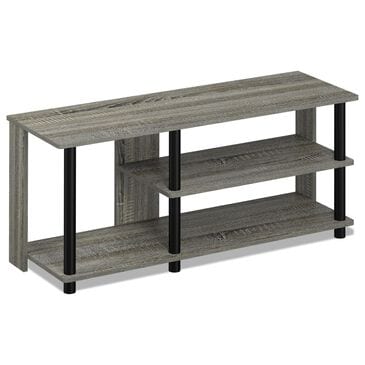 Noviland 3-Tier Shoe Rack in French Oak and Black, , large