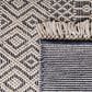 Safavieh Natura NAT852N 6" Square Ivory and Navy Area Rug, , large