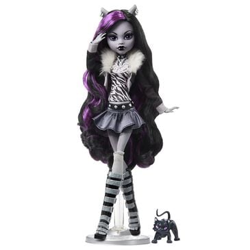 Monster High Monster High Reel Drama Doll - Clawdeen Wolf in Black and White, , large