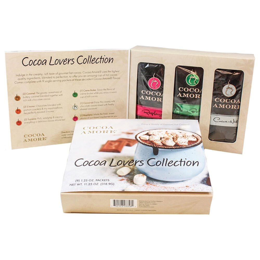Coffee Masters Cocoa Amore Cocoa Gift Set - Set of 9, , large
