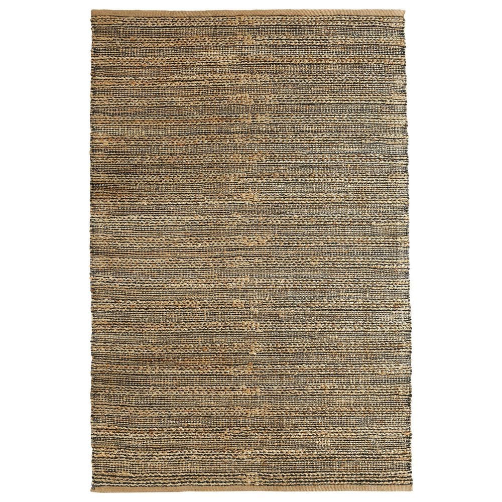 L&R Resources Natural Fiber 7"9" x 9"9" Gray Area Rug, , large