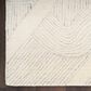 Nourison Pure Patterns Ivory and Grey 3"9" x 5"9" Area Rug, , large