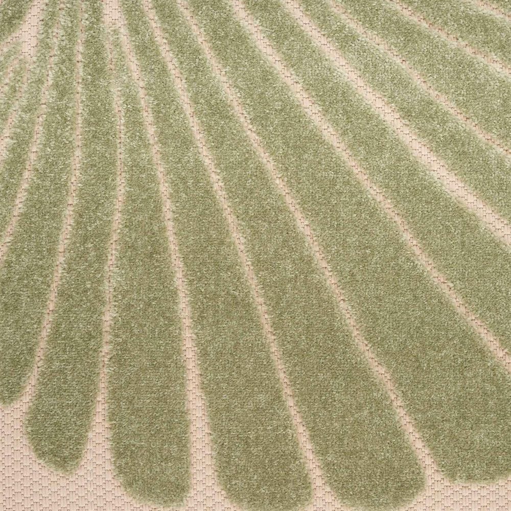Nourison Aloha 10&#39; x 14&#39; Green and Yellow Indoor/Outdoor Area Rug, , large