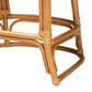 Baxton Studio Veneto Bar Stool in Light Honey and Dark Brown, , large