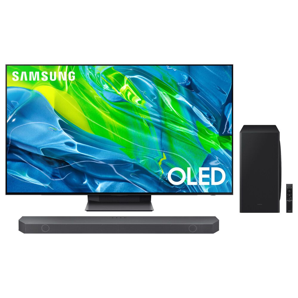 Samsung 55" Class S95B Neo QLED 4K UHD HDR - Smart TV with 5.1.2 Channel Soundbar, , large