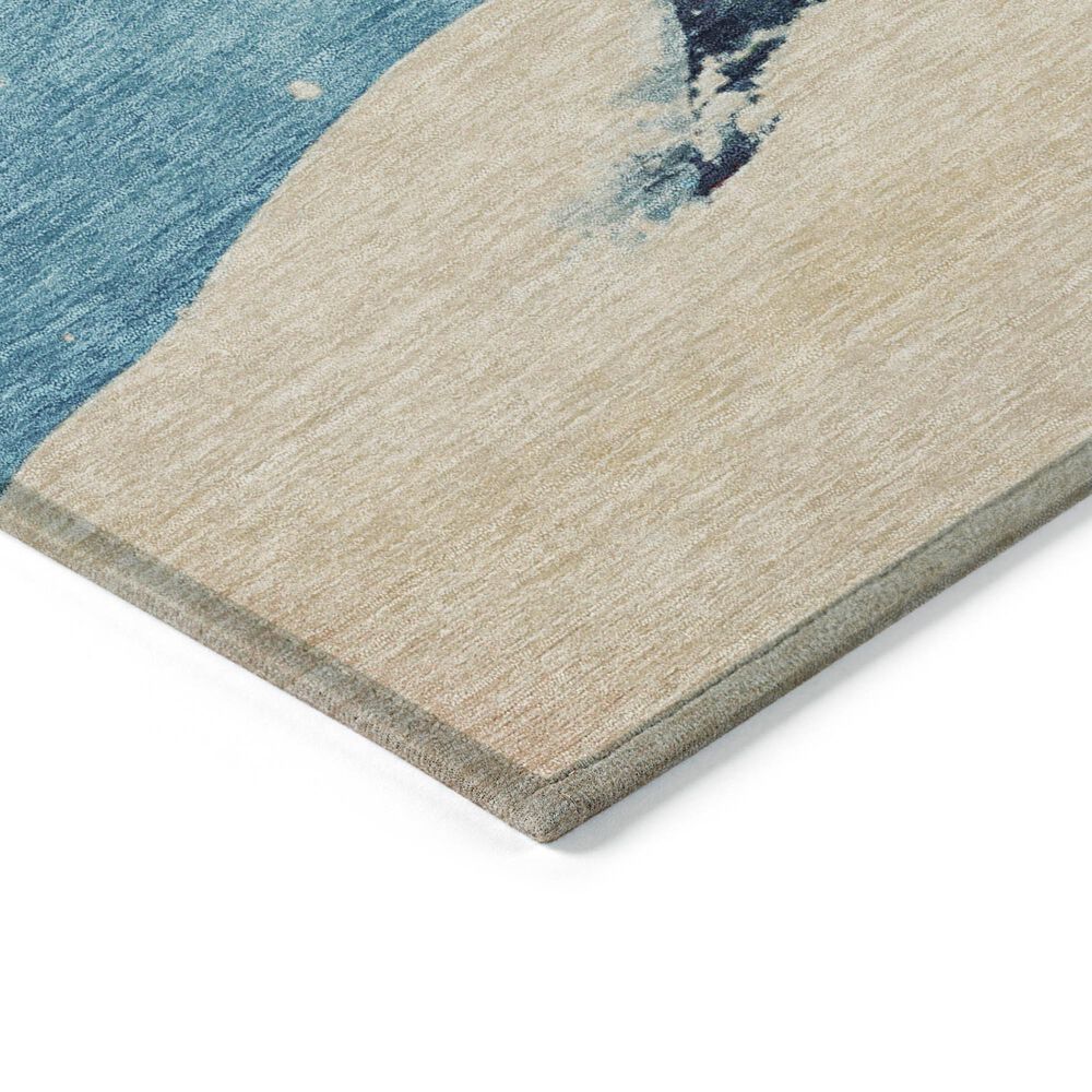 Dalyn Rug Company Wonderland WN15 3&#39; x 5&#39; Blue Indoor/Outdoor Area Rug, , large