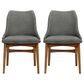 Blue River Azalea Dining Chair in Charcoal/Walnut (Set of 2), , large