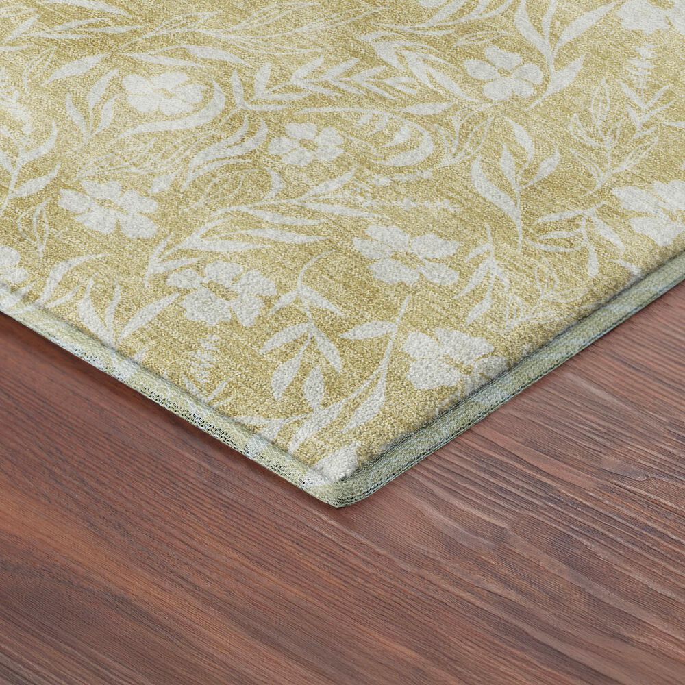 Dalyn Rug Company Soft Essentials Floral Wheat 5' x 7'6" Indoor/Outdoor Area Rug, , large
