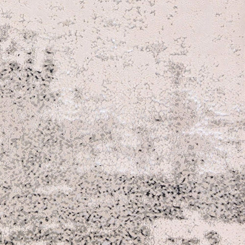 Jaipur Catalyst Faizah 2&#39;2&quot; x 8&#39; Feather Gray, White Sand, Wet Weather, Micro Chip and Dark Navy Runner, , large
