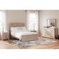 Ashley Senniberg Full Panel Bed in Light Browna and White, , large