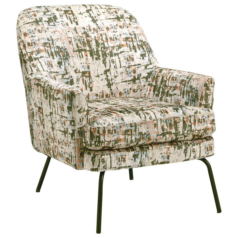 Signature Design by Ashley Dericka Accent Chair in Beige and Green, , large