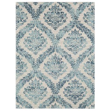 Surya Harput HAP-1055 3"10" x 5"7" Blue, White and Gray Area Rug, , large