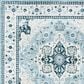 Safavieh Isabella ISA936M 5"3" x 7"6" Light Blue and Cream Area Rug, , large