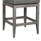 Armen Living Vivid Patio Counter Height Bar Stool in Light Gray, , large