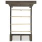 Mayberry Hill Kings Court 5 Piece Queen Storage Bedroom Set in Grey, , large