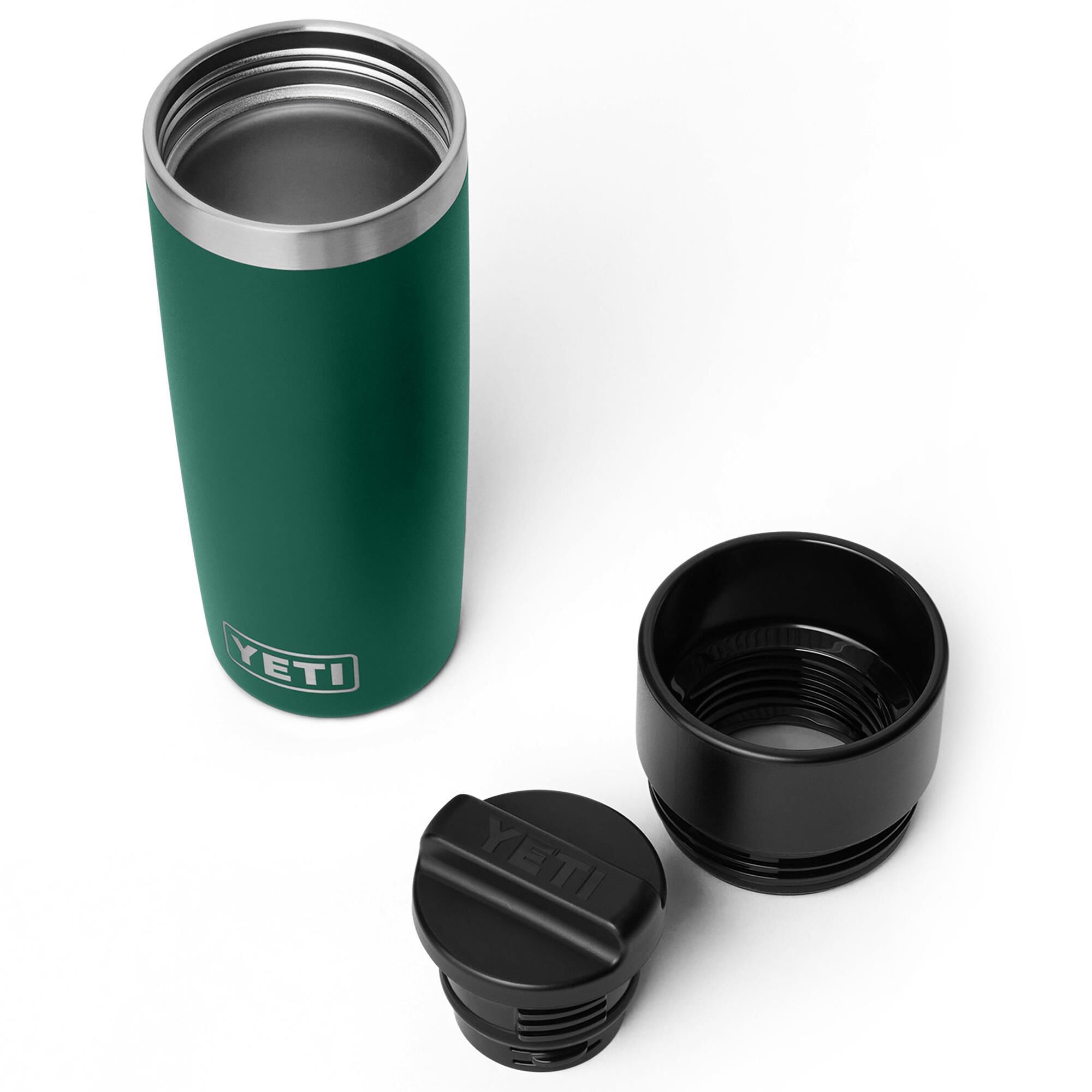YETI Rambler 16 Oz Travel Bottle in Black Forest Green