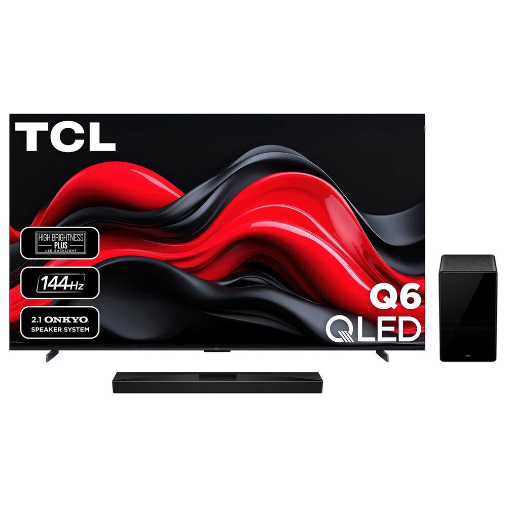 TCL 98" Class Q6 Series 4K UHD HDR QD-Mini LED - Smart Google TV with Q Class 5.1.2 Channel Soundbar System in Black, , large
