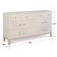 Bernhardt Axiom 7 Drawer Dresser in Linear White and Linear Gray, , large