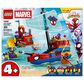 LEGO Marvel Pirate Ship of Spidey"s Team Building Set, , large